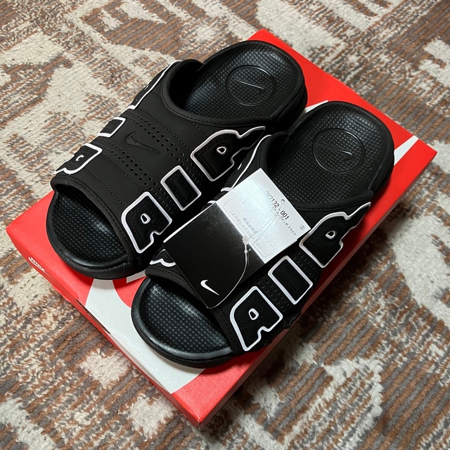 正規品・27.0cm】NIKE AIR MORE UPTEMPO SLIDE 有名ブランド vivacf.net