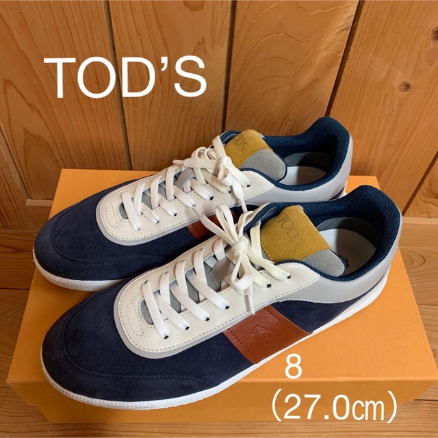 TOD’S トッズMENS スエードスニーカー 8（27.0相当）