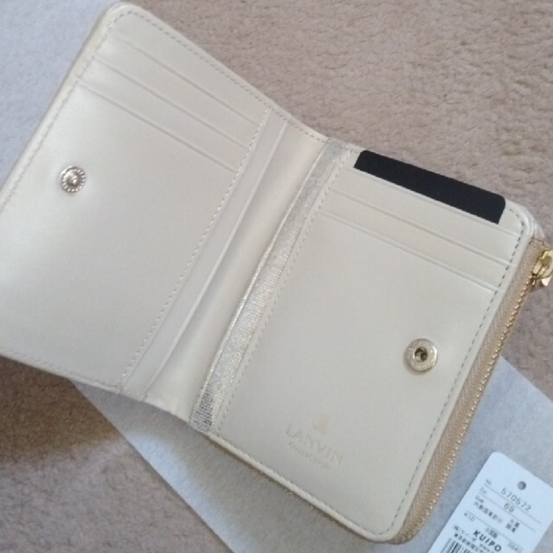 新品未使用 ランバン 財布 二つ折り財布