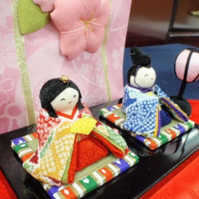 即納♪○新品!47幅 ちりめん ひな人形 10人揃い ひな祭り 雛人形