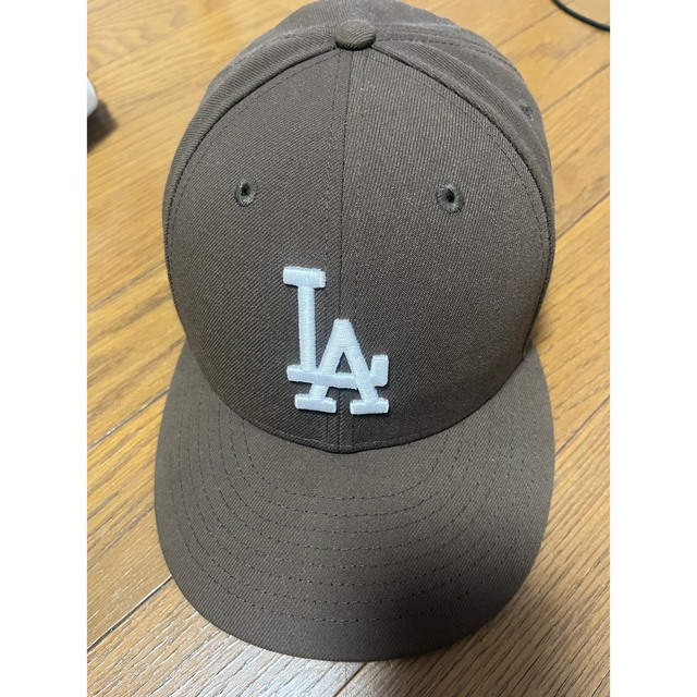 NEW ERA(ニューエラー)のLP 59FIFTY  ロサンゼルスドジャース ウォルナット × スノーホワイト メンズの帽子(キャップ)の商品写真