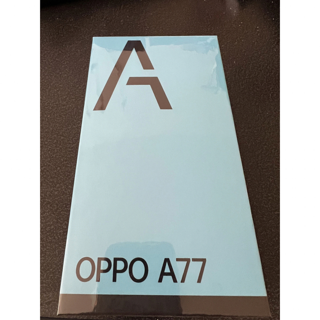 新品未開封品　OPPO A77 128GB ブラック SIMフリー