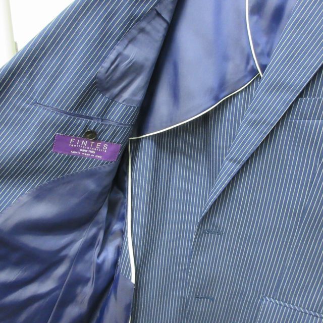 ザ・スーツカンパニー 美品 スーツ セットアップ ビジネス ウール 紺 約S-M メンズのスーツ(スーツジャケット)の商品写真