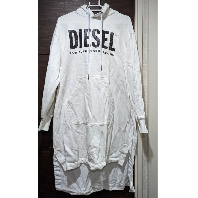 DIESEL(ディーゼル)のDIESEL ディーゼル パーカーワンピース オーバーサイズ ビッグシルエット レディースのトップス(パーカー)の商品写真