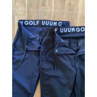 UUUM GOLF パンツ　ネイビー、ブラック　M(ウエア)