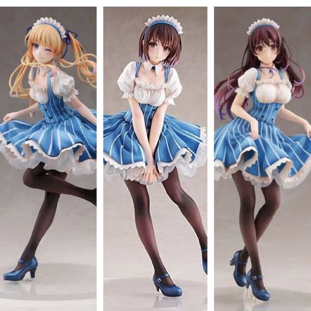訳あり】 アニプレックス 冴えない彼女の育てかたFine メイドver 3体