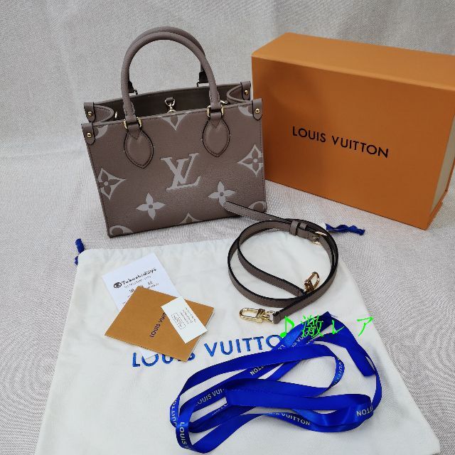LOUIS VUITTON - 美品✨ Louis Vuitton    オンザゴー PM  トートバッグ