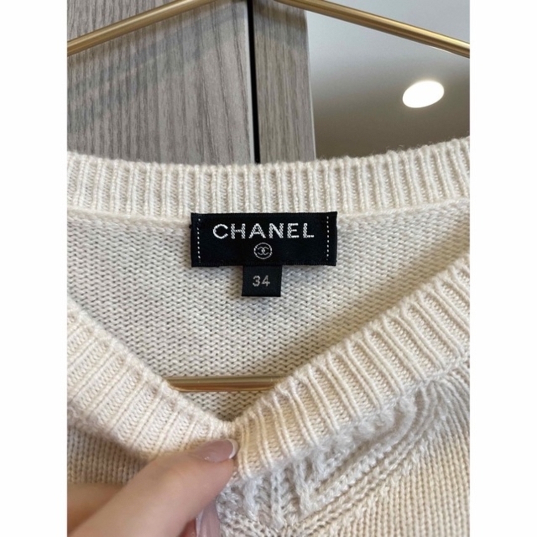 CHANEL(シャネル)のシャネル　カシミア　セーター レディースのトップス(ニット/セーター)の商品写真