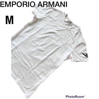 エンポリオアルマーニ(Emporio Armani)のエンポリオアルマーニ　イーグル　ロゴ　ストレッチ　Tシャツ　トップス　カットソー(Tシャツ(半袖/袖なし))