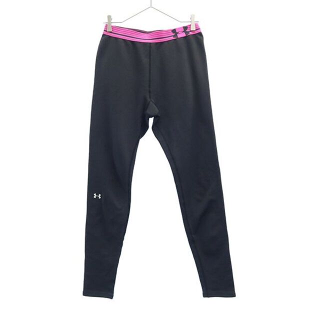アンダーアーマー ワンポイントロゴプリント スポーツタイツ LG ブラック×ピンク UNDER ARMOUR トレーニング パンツ レディース 【中古】 【230505】 | フリマアプリ ラクマ