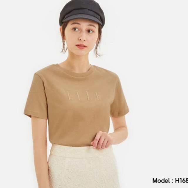 GU(ジーユー)のelle Tshirt レディースのトップス(Tシャツ(半袖/袖なし))の商品写真