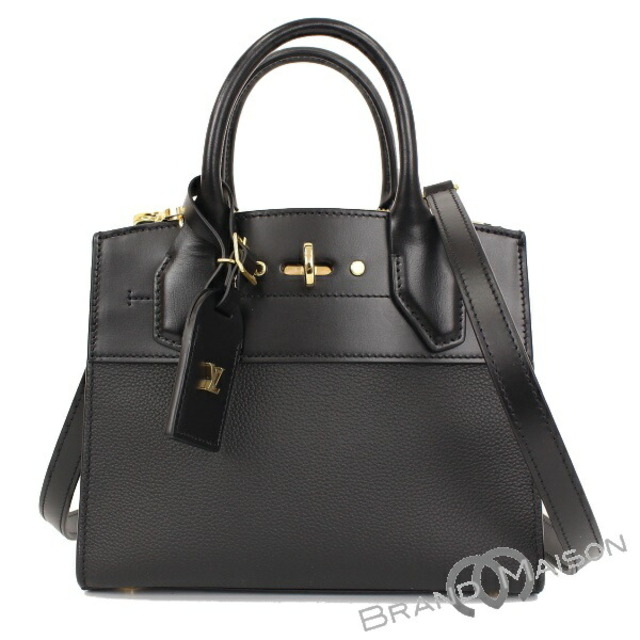 品質は非常に良い VUITTON LOUIS ハンドバッグ ノワール M55639 シティ