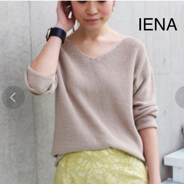 ☆専用☆    IENA TAPEYARNVネックプルオーバー　七分袖