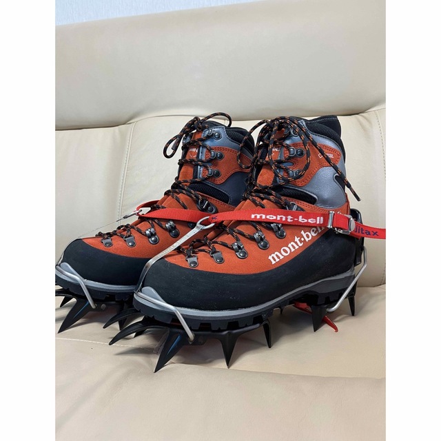 お目玉商品!!!】mont-bell 冬山靴・12爪アイゼンセット 【残り