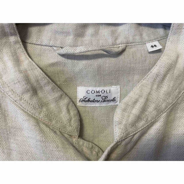 COMOLI(コモリ)のcomoli Salvatore Piccolo リネンスタンドカラージャケット メンズのジャケット/アウター(ノーカラージャケット)の商品写真