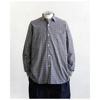 コモリ　comoli 19ss タータンチェック　シャツ