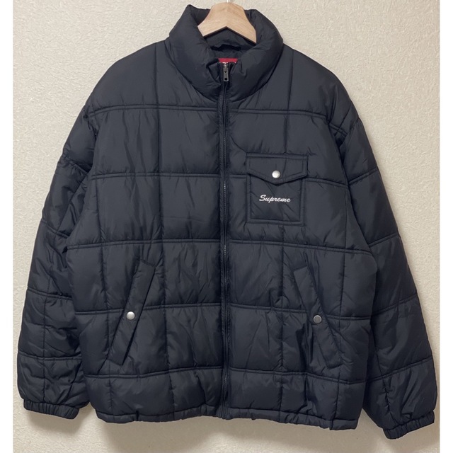 美品 Supreme Iggy Pop Puffy Jacket M Black