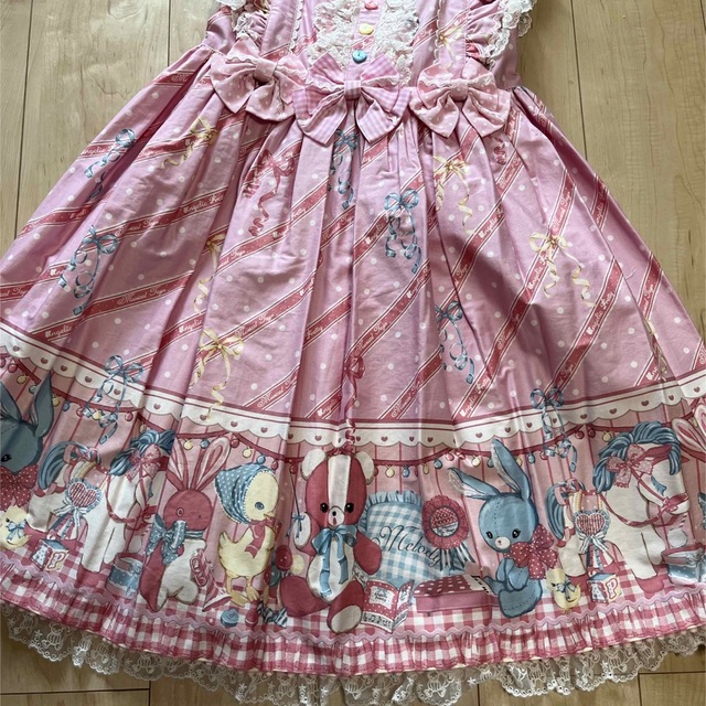 Angelic Pretty(アンジェリックプリティー)のMELODY TOYS. JSK CKセット レディースのワンピース(ひざ丈ワンピース)の商品写真