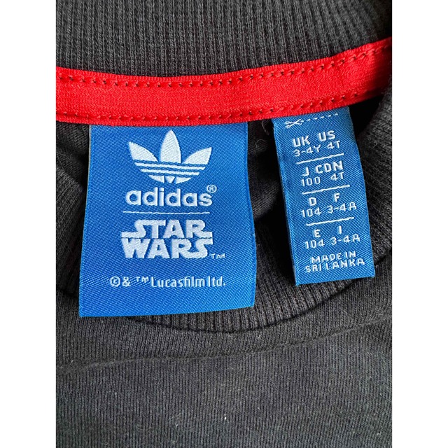 adidas(アディダス)のアディダス×スターウォーズ　コラボ未使用ムチャチャkeikiiiヴィンテージ キッズ/ベビー/マタニティのキッズ服男の子用(90cm~)(Tシャツ/カットソー)の商品写真