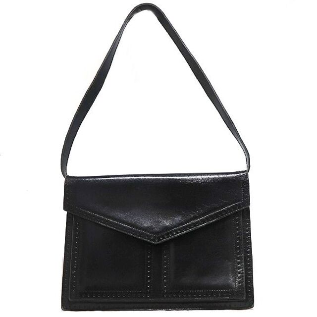 YVES SAINT LAURENT イブサンローラン レザー ショルダーバッグ