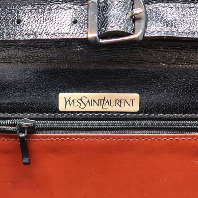 YVES SAINT LAURENT イブサンローラン レザー ショルダーバッグ