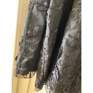 vintageオーガンジーワンピース ジャケット 古着 シアー