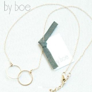 バイボー(by boe)のby boe サークルインフィニティ ネックレス(ネックレス)