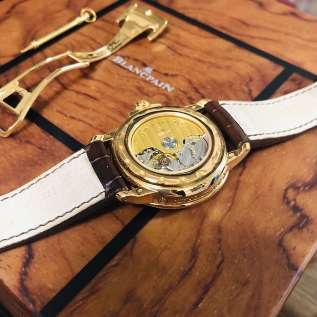 希少美品 ブランパン BLANCPAIN トリプルカレンダームーンフェイズ 時計