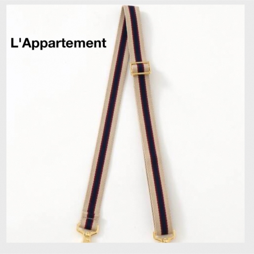 L'Appartement DEUXIEME CLASSE(アパルトモンドゥーズィエムクラス)の新品☆ L'Appartement Border Belt レディースのファッション小物(ベルト)の商品写真