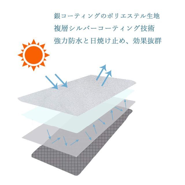 カバー専門洗濯機カバー 兼用型 耐用5年 老化防止 屋外 防水 防塵 防湿 紫外 スマホ/家電/カメラの生活家電(洗濯機)の商品写真