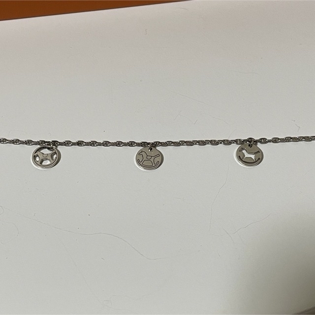 HERMES エルメス ダダ ブレスレット k18ホワイトゴールド 木馬 ホース