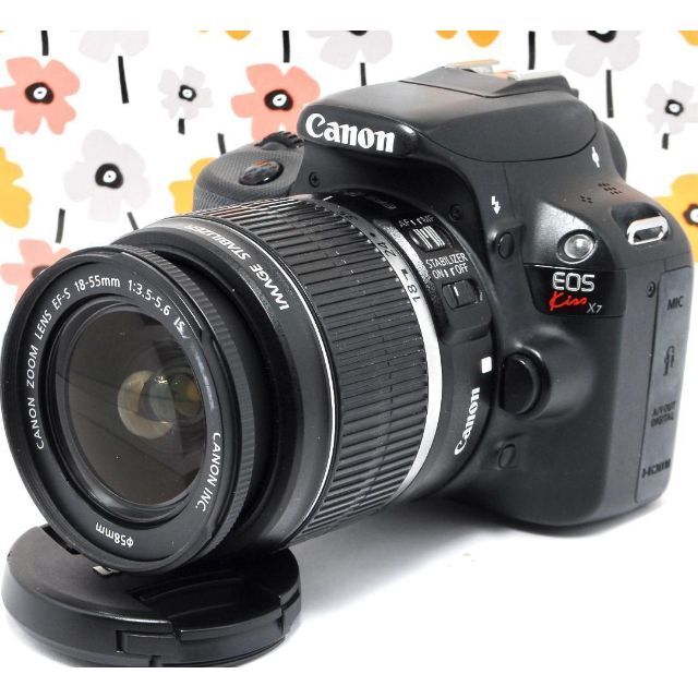 ✨初心者おすすめ♪スマホに転送✨Canon Kiss X7⭐️超小型軽量⭐️ ✨初心者おすすめ♪スマホに転送✨Canon Kiss X7⭐️超小型軽量⭐️