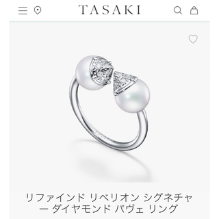 タサキ(TASAKI)のTASAKI リファインドリベリオン　ダイヤモンド　パヴェ　リング　タサキ (リング(指輪))