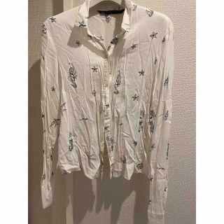 ザラ(ZARA)のZARA♡マーメイド柄シャツ(シャツ/ブラウス(長袖/七分))