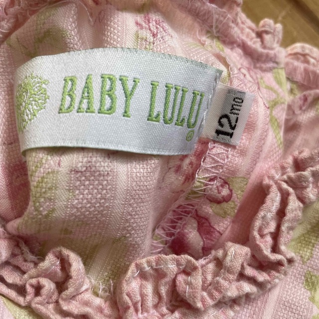 BABY LULU(ベビールル)のBabyLulu  花柄　ベビールルワンピ キッズ/ベビー/マタニティのベビー服(~85cm)(ワンピース)の商品写真