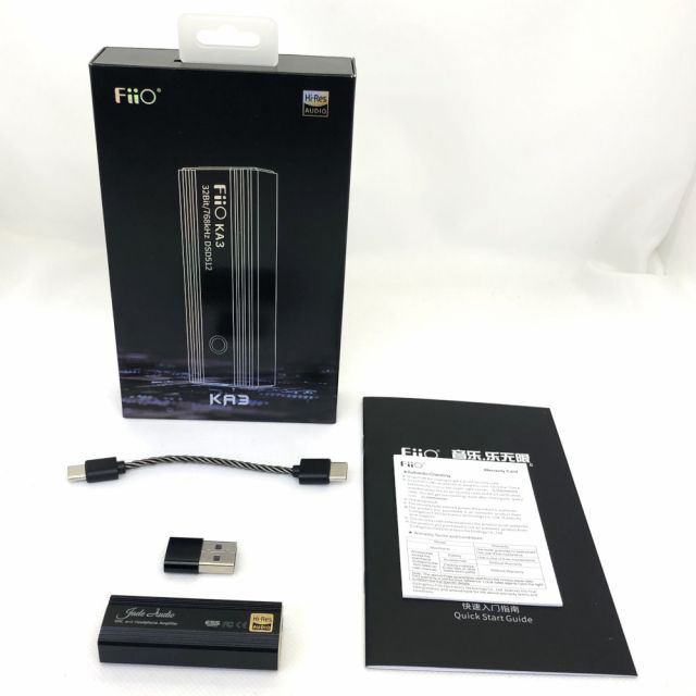 Fiio USB DAC内蔵ポータブルヘッドホンアンプ FIO-KA3-B - その他