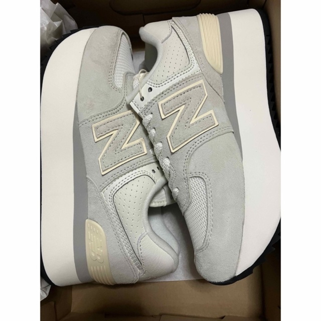 国内完売サイズ　NEW BALANCE WL574ZAA  厚底スニーカー