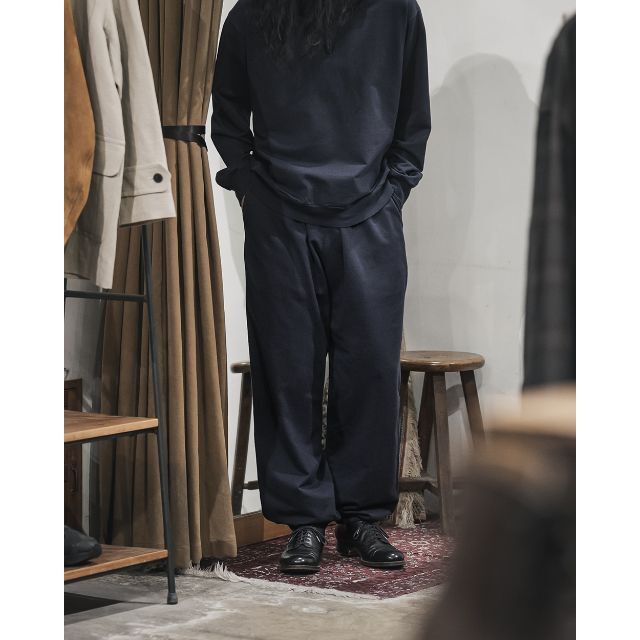 COMOLI 23SS COTTON SILK JERSEY PANTS 1 | kingsvillelawyer.com