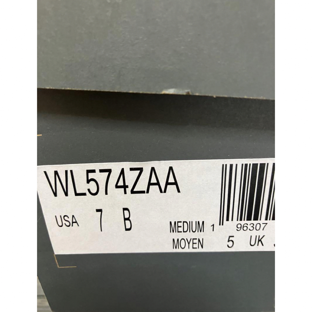 国内完売サイズ NEW BALANCE WL574ZAA 厚底スニーカー