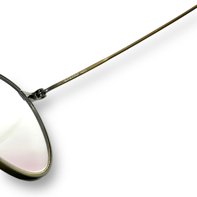 希少品! EYEVAN アイヴァン 7285 サングラス 眼鏡 ゴールド 金 炭