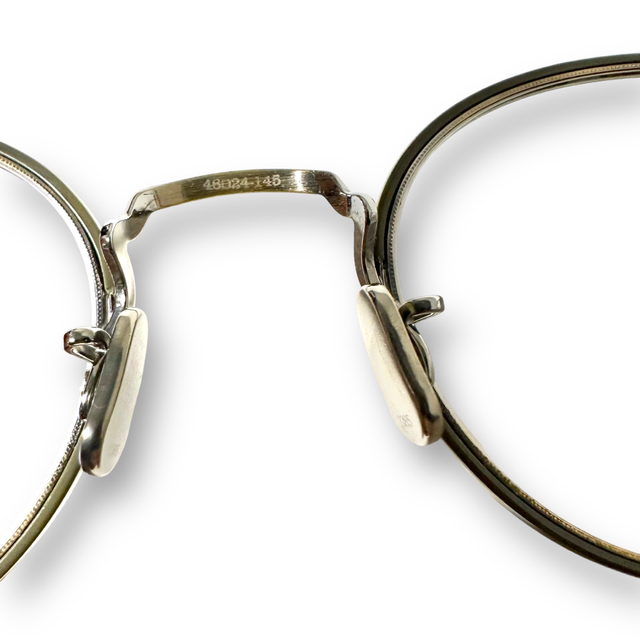 希少品! EYEVAN アイヴァン 7285 サングラス 眼鏡 ゴールド 金 炭
