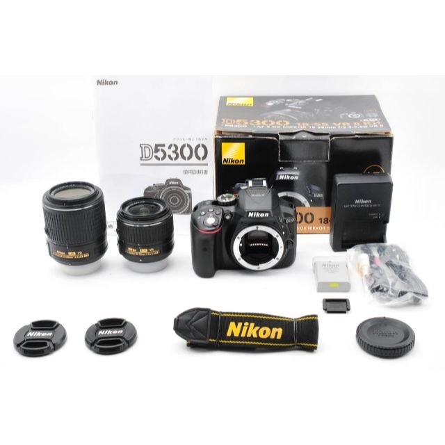 Nikon D5300 ダブルズームキット2 動作絶好調 #929A 【一部予約販売中