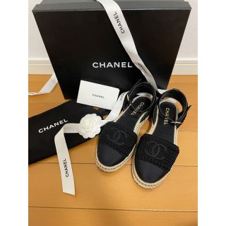 シャネル(CHANEL)のCHANEL エスパドリーユ サンダル 36(サンダル)