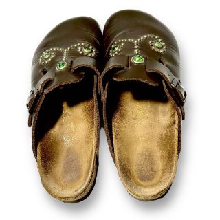 希少品！ BIRKENSTOCK HTC コラボ サンダル 茶緑 41 26.5