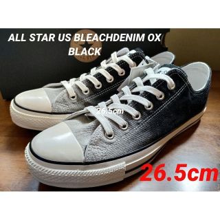 コンバース(CONVERSE)の③【新品未使用】コンバース USブリーチデニムOX ブラック 26.5cm(スニーカー)