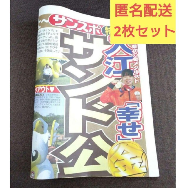 サンド 号外 ポケモン 5月5日 サンド公園 サンスポ 2枚 エンタメ/ホビーのエンタメ その他(その他)の商品写真