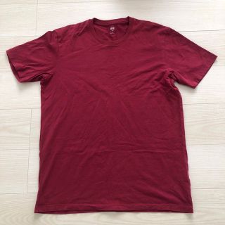 ユニクロ(UNIQLO)のユニクロ紳士　XLサイズ　赤茶　渋めワインレッド  Tシャツ(Tシャツ/カットソー(半袖/袖なし))