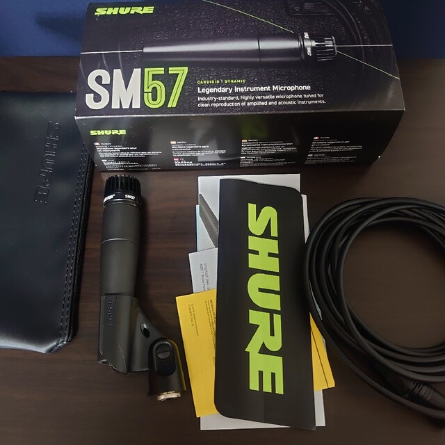 SHURE　SM57 楽器のレコーディング/PA機器(マイク)の商品写真