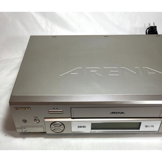 東芝(トウシバ)の【整備済】TOSHIBA A-J11ビデオデッキ VHS 東芝  スマホ/家電/カメラのテレビ/映像機器(その他)の商品写真