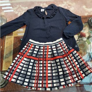 プチバトー(PETIT BATEAU)のお値下プチバトーセット120(スカート)